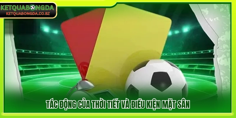 Ảnh hưởng do thời tiết và sân bãi đến trận đấu